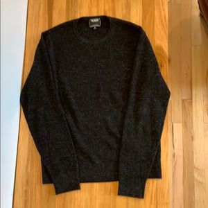 Todd Snyder Sweater Charcoal Merino Wool M $198